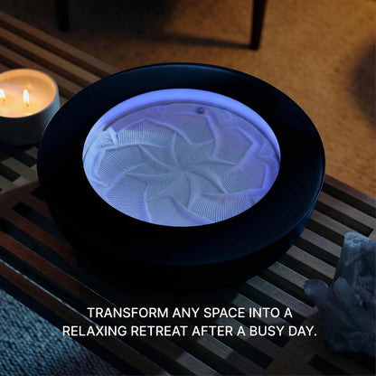 Homedics Drift 11” Sandscape – Version 2.0 with Updated Connected Experience, Smart Wi-Fi Zen Table Décor, LED Ambient Light, Modern Sand Art for Relaxation & Mindfulness, Home & Office Calm Décor