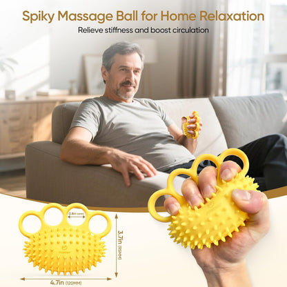 FitBeast Hand Exercise Ball Set–3 Pack Hand Squeeze Balls for Hand Therapy, Grip Strength, Finger & Wrist Training, Stress Balls for Adults, Ideal for Rehab, Arthritis, Carpal Tunnel