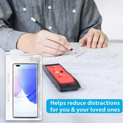 Cell Phone Lock Box – Portable Cell Phone Jail Box with 2 Keys Supports Focused Screen Habits for Kids, Students & Adults – Self-Control Locking Container Helps Reduce Distractions