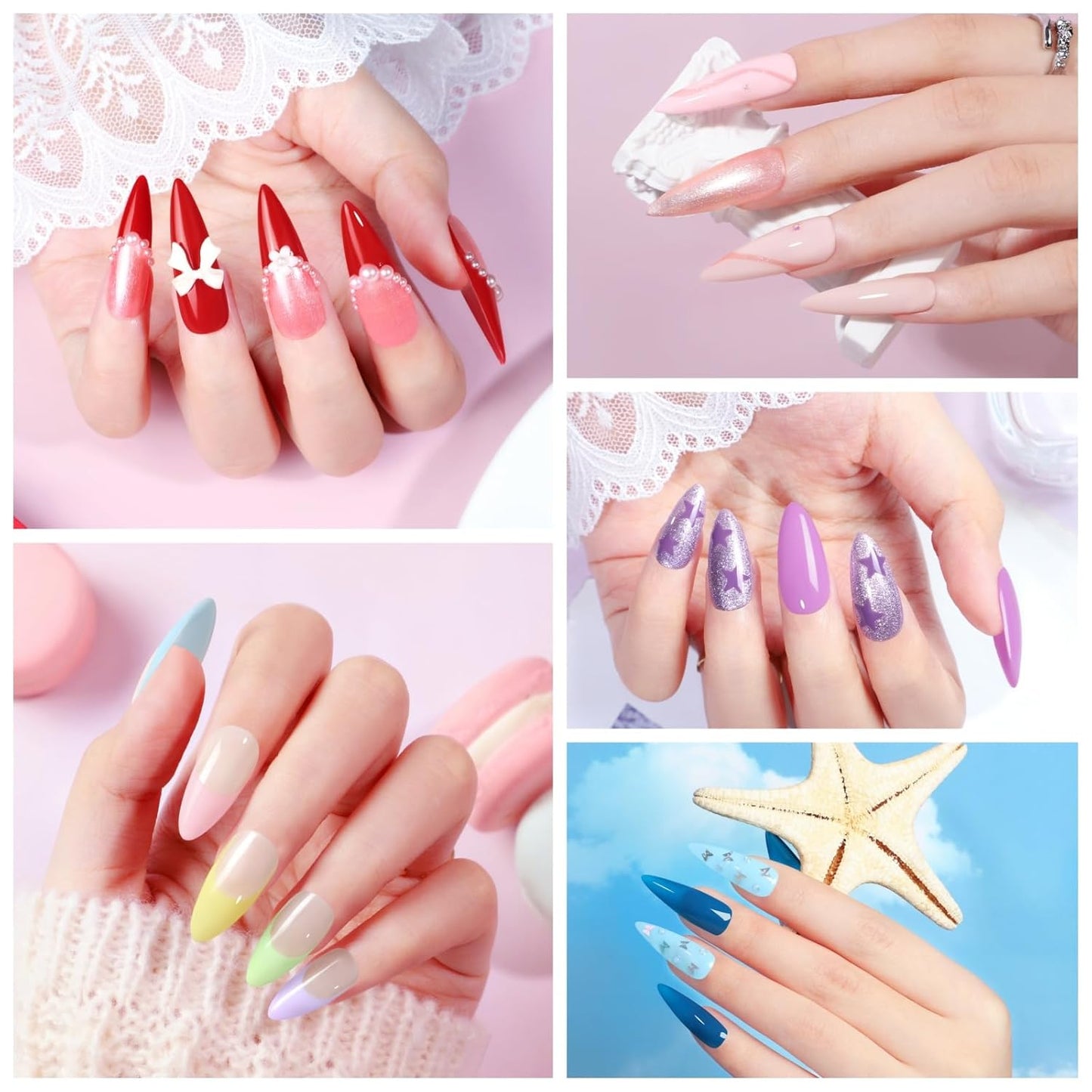 COSCELIA 53pcs Gel Nail Polish Kit with U V light and Drill Starter Kit 35 Colors Gel Nail Polish with 5pcs Top Base Coat Nail Art Professional Gel Manicure Kits Gifts for Women Teens Girls