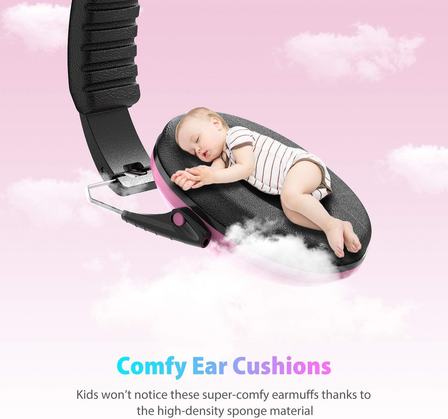 Dr.meter Ear Muffs for Noise Reduction: 27.4SNR Noise Cancelling Headphones for Kids Adults, EM100 Adjustable Hearing Protection Earmuffs for Monster Jam, Autism Sensory, Concerts, Fireworks