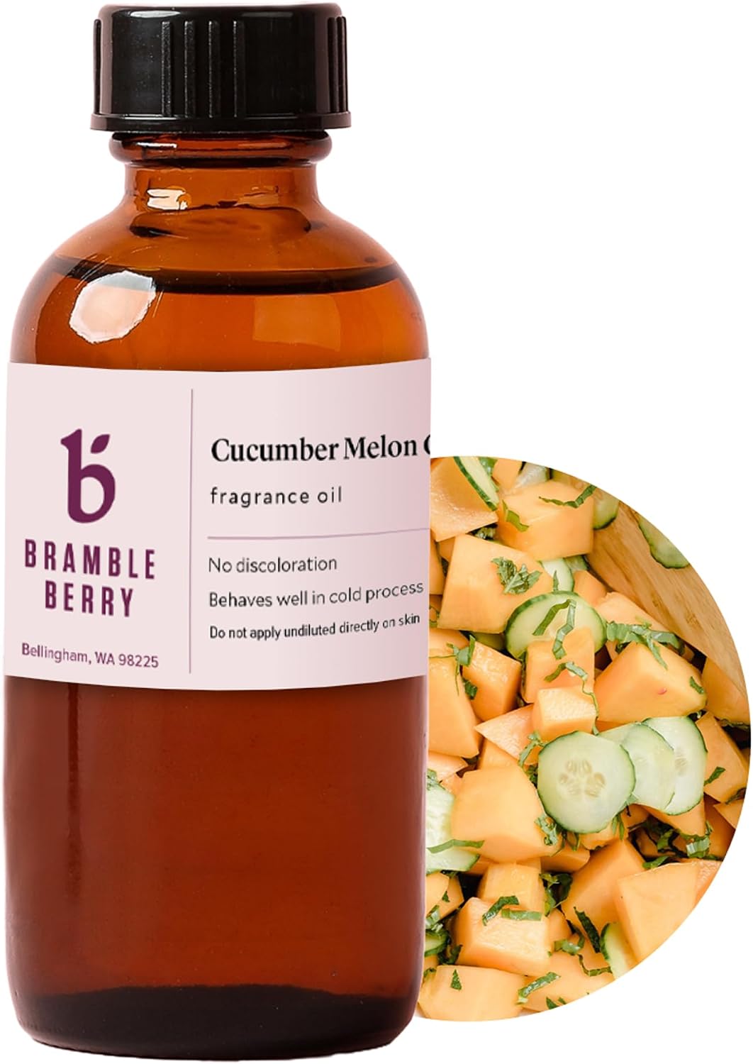 Bramble Berry Watermelon Sugar Fragrance Oil 2 oz | Sweet Fruity Scent for Soap Making, Candles, Lotion, Bath Bombs & Perfume | Skin Safe, Vegan, Paraben & Phthalate Free