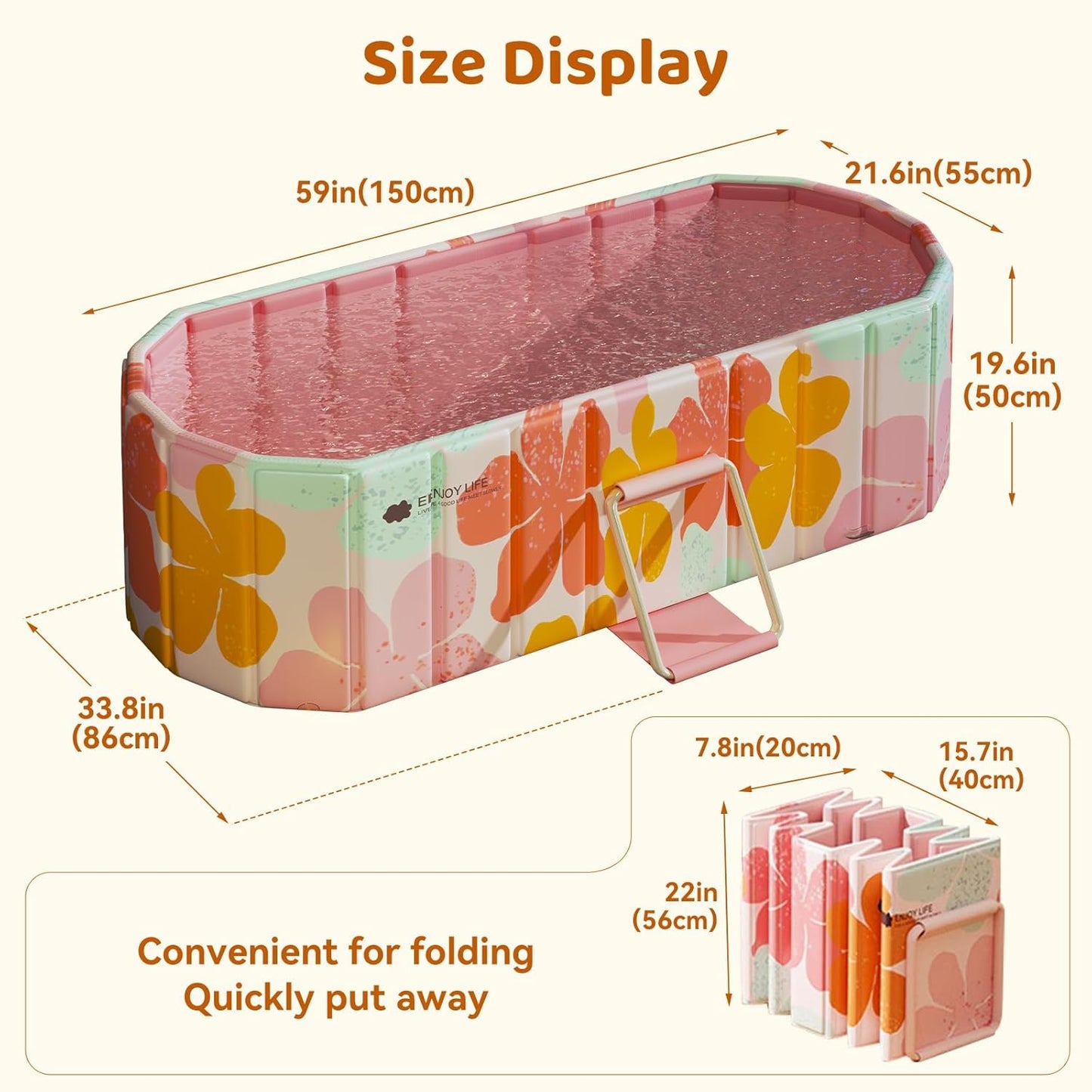 Expandable Bathtub Tray, Foldable Bath Tray for Tub, Acrylic Bath Table Trays Storage Rack, Bath Tub Tray for Bathtub & Bathroom Accessories (Transparent Bathtub Tray, 22"L x 7.8"W x 1.7"H)