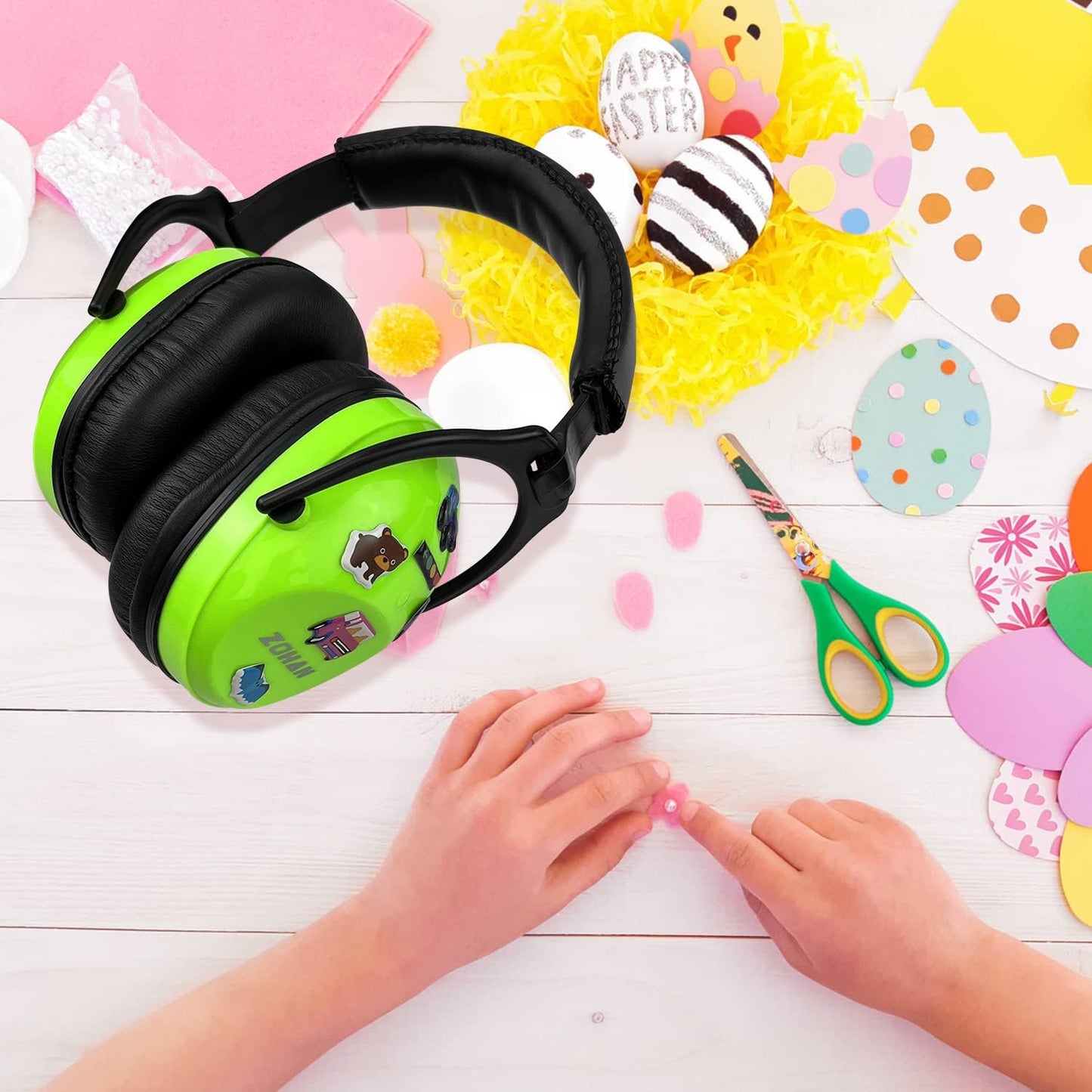 ZOHAN EM030 Kids Ear Protection, Noise Cancelling Headphones Ear Muffs for Autism Sensory, Safety Noise Reduction Hearing Protection for Monster Truck/Concerts/Fireworks/Air Shows