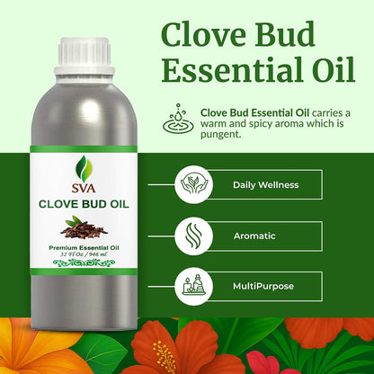 SVA Lavender Essential Oil 4 Fl Oz – for Diffuser, Skin & Hair Care – Ideal for Massage & DIY Blends – with Dropper