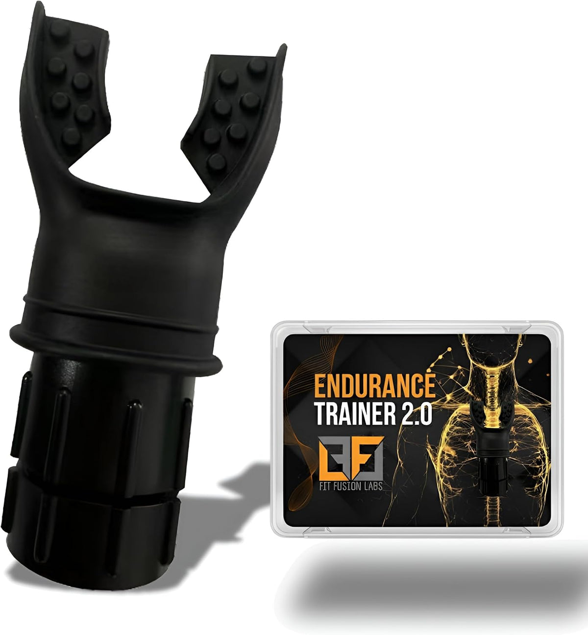 Lung Trainer – Adjustable Breathing Resistance Mouthpiece for Fitness, Running & Endurance Training – Compact Breath Trainer for Workouts and Daily Practice