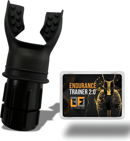 Lung Trainer – Adjustable Breathing Resistance Mouthpiece for Fitness, Running & Endurance Training – Compact Breath Trainer for Workouts and Daily Practice