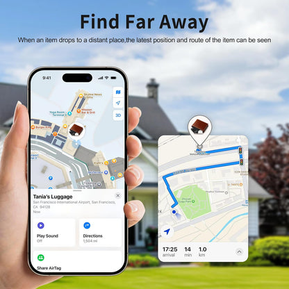 OTIC Slim Bluetooth Wallet Tracker, Tag for Apple Find My & Google Find Hub
