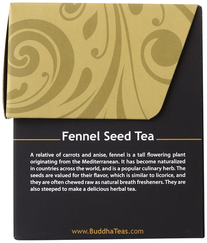 Buddha Teas Fennel Seed Tea, 18 Count (Pack of 6)