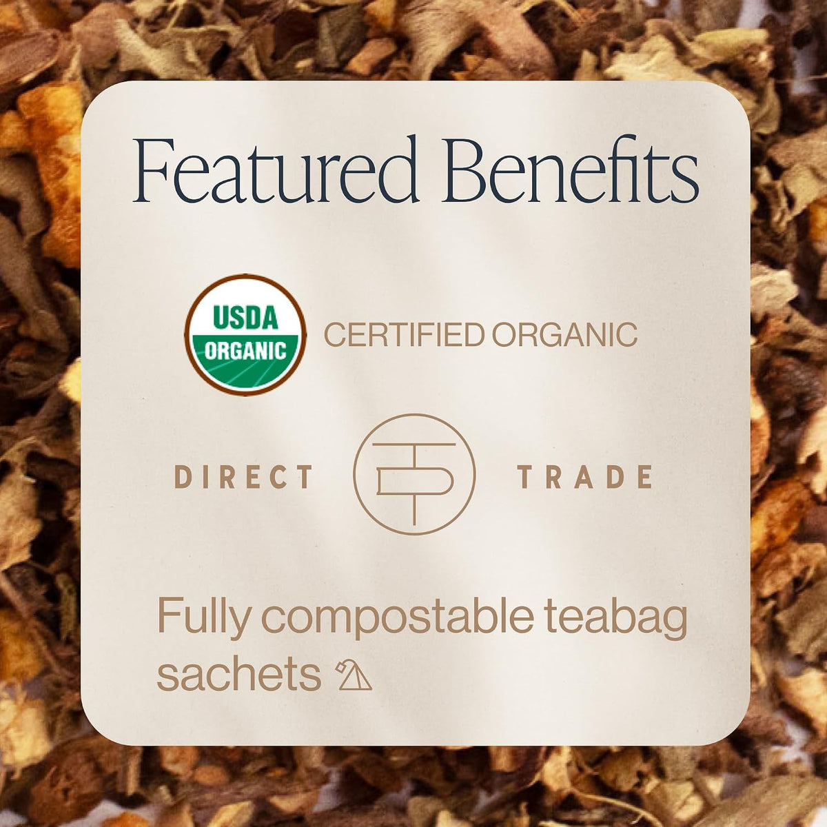 Rishi Tea Cinnamon Tulsi Spice Organic Herbal Tea Bags, Caffeine Free, 15ct