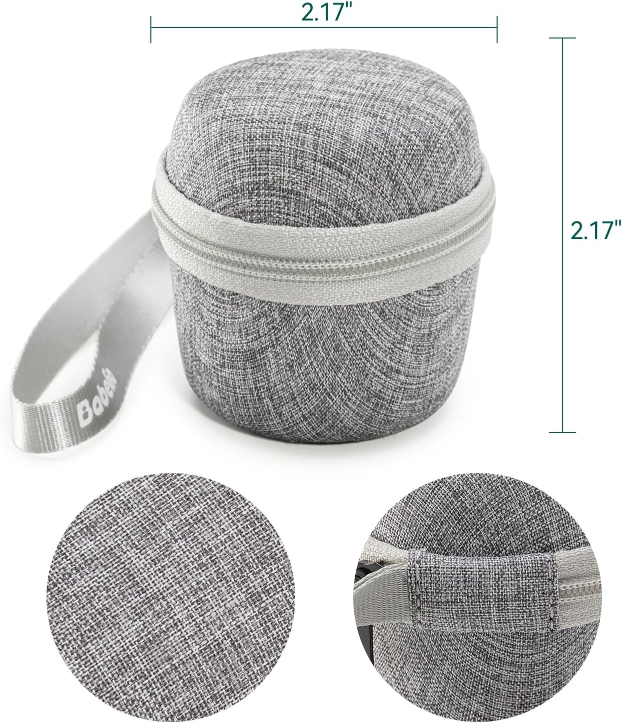 Babelio White Noise Sound Machine for Adults Kids Baby, Mini, 15 Non-looping Sounds, Timer, Memory Function, Easy to Pocket and Travel White