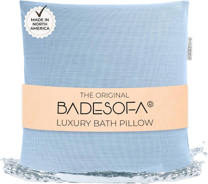 BADESOFA® Luxury Bath Pillow M in Ivory, Quick-Drying Bath Back Pillow