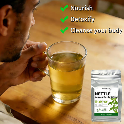 Premium Nettle Leaf Tea 4 oz (113g) - Dried Loose Leaves