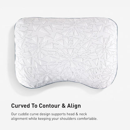 Bedgear Storm Performance Pillow, 1.0 Cooling Pillow for Side Sleepers, Medium Firm Support, Ver-Tex Cooling Cover, Air-X Mesh, Washable