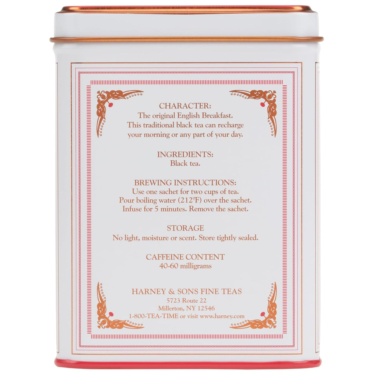 Harney & Sons Black Tea, English Breakfast, 20 Sachets