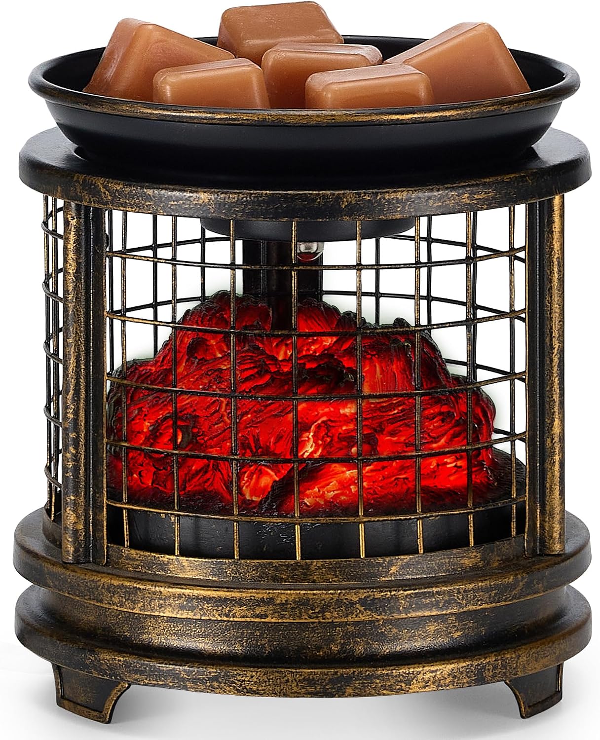 MOAFINA Wax Melt Warmer with Timer,Campfire Wax Warmer,4-in-1 Oil Burner Electric Candle Wax Warmer,Wax Warmer for Scented Wax Melts,Wax Melter Fragrance Warmer for Home Office Bedroom Gifts & Decor