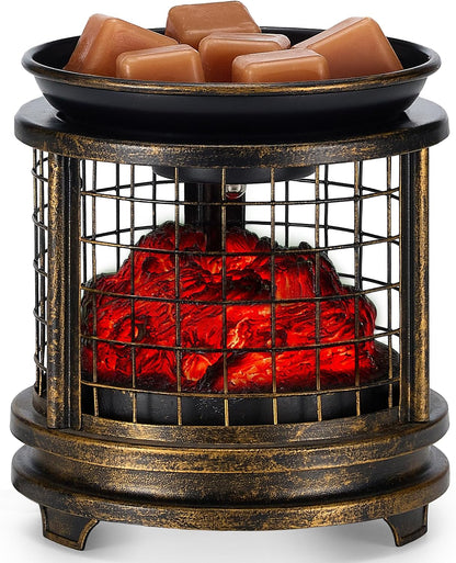 MOAFINA Wax Melt Warmer with Timer,Campfire Wax Warmer,4-in-1 Oil Burner Electric Candle Wax Warmer,Wax Warmer for Scented Wax Melts,Wax Melter Fragrance Warmer for Home Office Bedroom Gifts & Decor