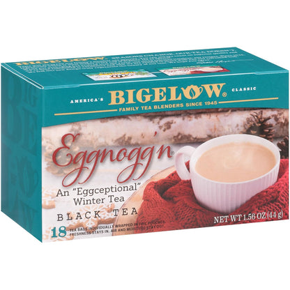 Bigelow Tea Eggnogg'n Black Tea, 18 Count (Pack of 6)