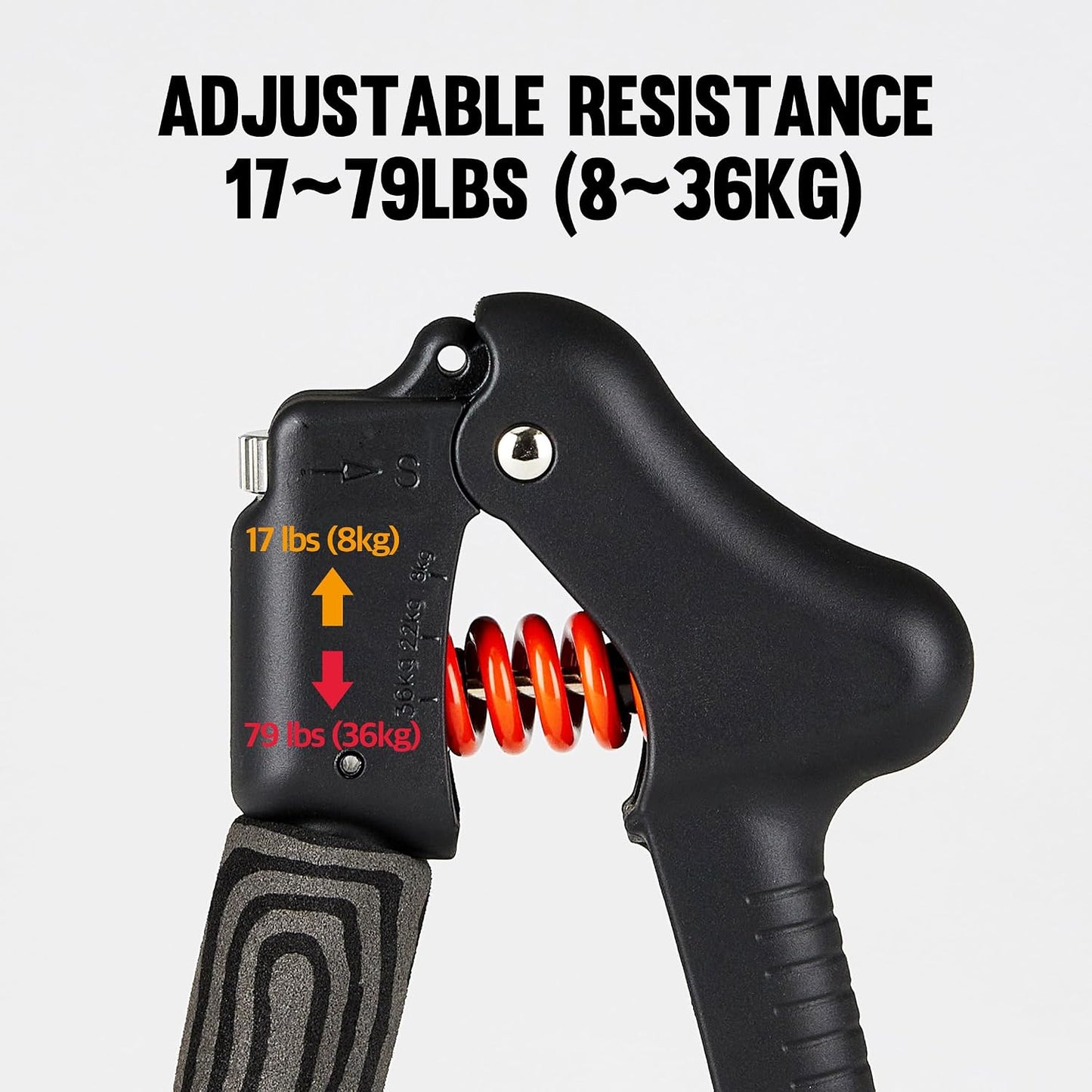 GD Grip Strength Trainer (Premium Adjustable Grip Strengthener for Forearm Training) Wrist and Forearm Strengthener