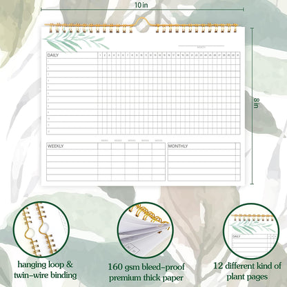 Habit Tracker Calendar- Daily, Weekly & Monthly Habit Tracker Journal