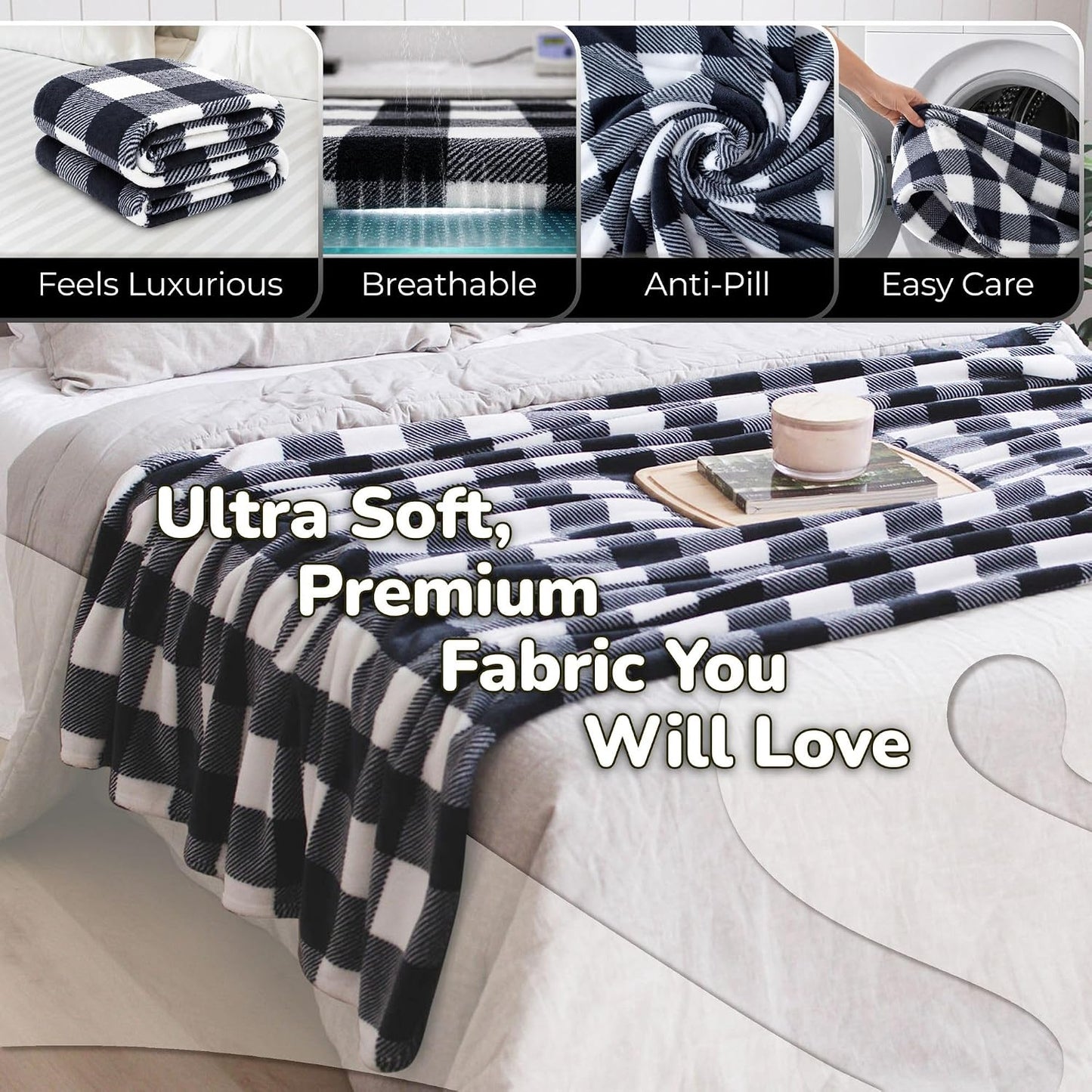 Super Blanky Wearable Blankets for Women & Men, Graduation Day Gift for Her, Cozy Gifts for Women, Wife Birthday Gifts Ideas