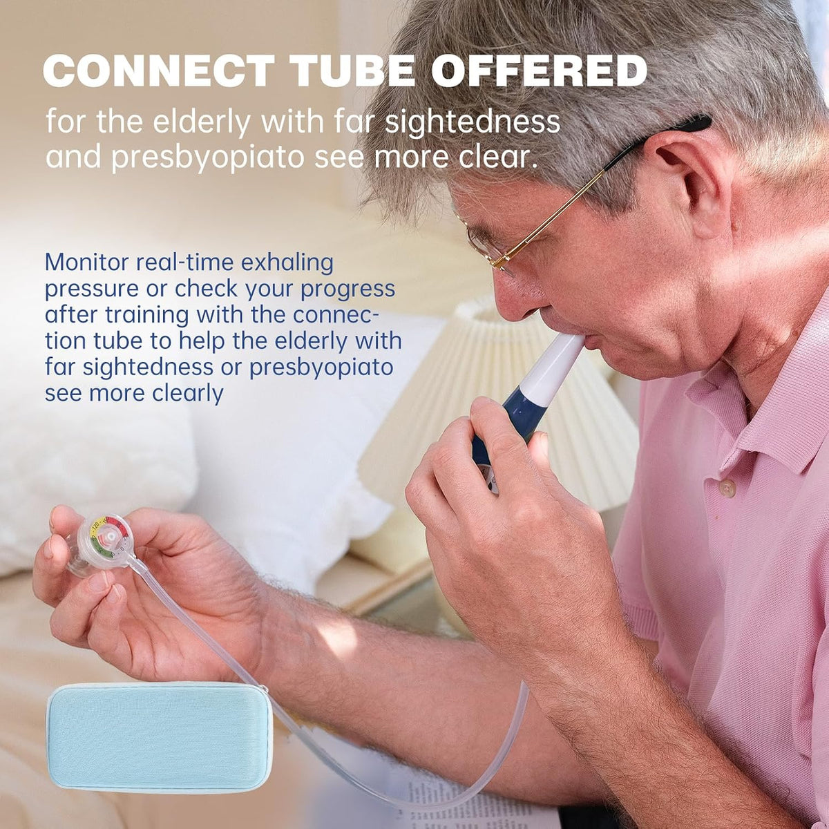 Sonmol Lung Trainer with Travel Case, MEP Test, 5 Resistance Levels