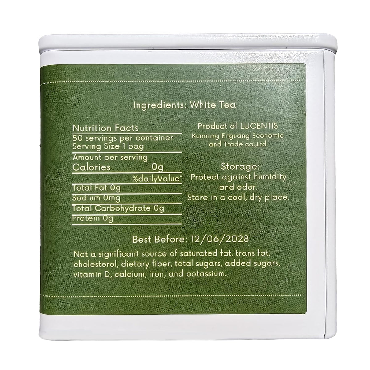 Premium White Tea from Fuding – 15 Tea Bags, 105g / 3.7oz – Chinese Bai Cha with Delicate Aroma, Naturally Sweet Taste, Antioxidant-Rich, 福鼎白茶