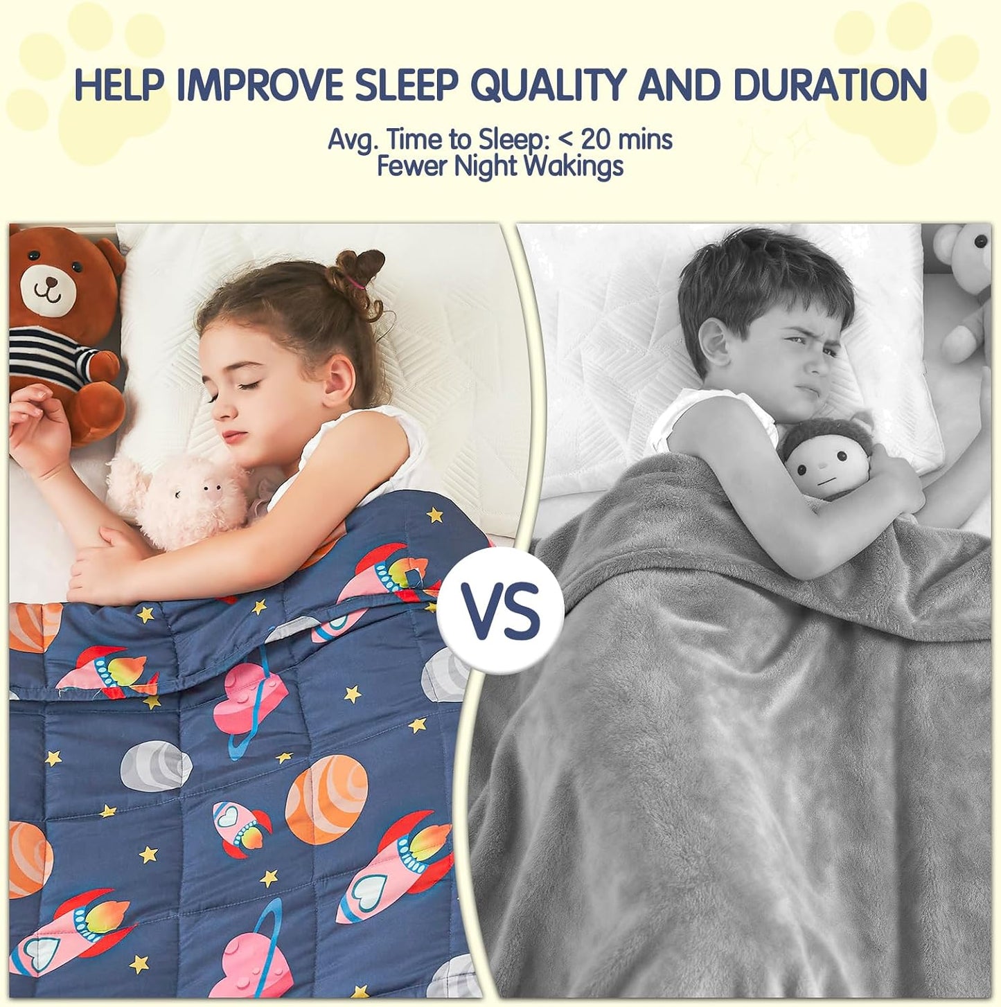 yescool Weighted Lap Pad 2 Pounds Weighted Lap Blanket, Space Plane Small Weighted Blanket, Weighted Throw Blanket Gifts for Travel Indoor Outdoor, 20"x30"
