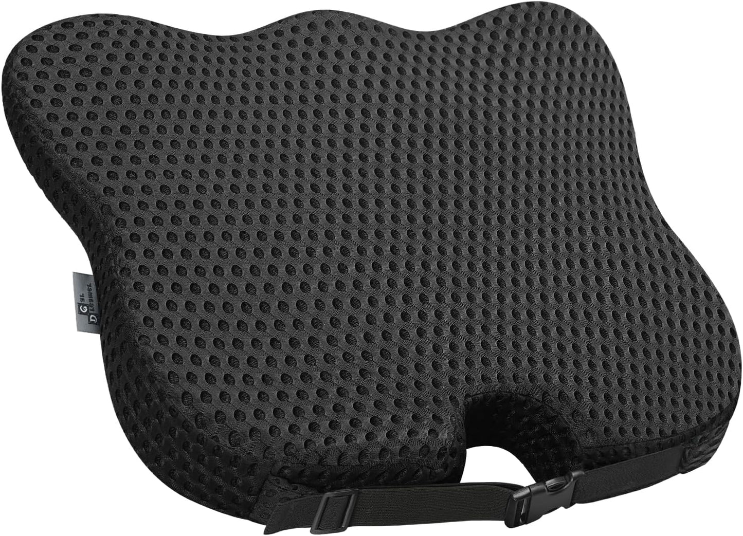 Wedge Car Seat Cushion for Better Visibility & Sciatica Pain Relief - High Density Memory Foam, Non-Slip Ergonomic Car Seat Cushion for Driving, Universal Fit for Car, SUV,Truck & Tractor