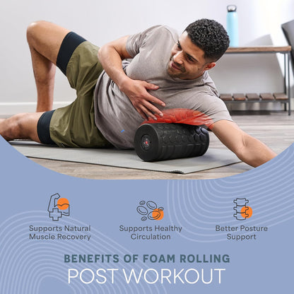 Lifepro 4-Speed Vibrating Massage Ball Roller- Revolutionary Lacrosse Ball Deep Tissue Trigger Point Therapy - Massage Ball for Plantar Fasciitis, Yoga Therapy, Mobility, Myofascial Release Ball