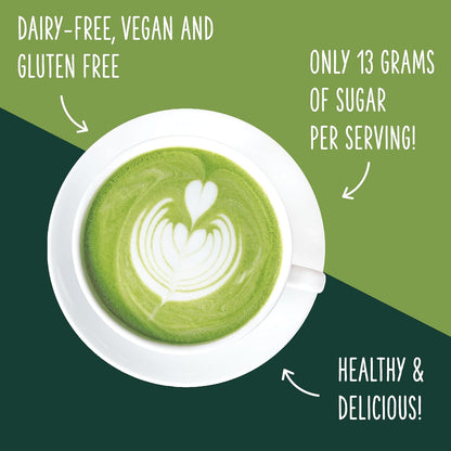 Two Leaves and a Bud Barista Matcha Sweetened Latte Blend, 120g (Pack of 2)