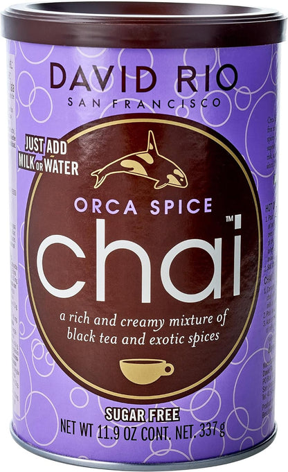 David Rio Elephant Vanilla Chai Tea Latte Mix, 14 Oz