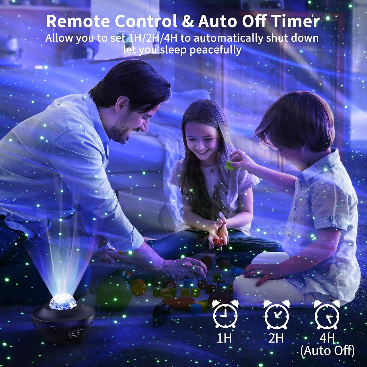 itayak Galaxy Star Projector,Nebula LED Night Light for Room Decor, Ocean Wave Starry Sky Light Projector for Bedroom Home Theater, Remote & Bluetooth Speaker, Christmas for Kids Boy Girl Adults