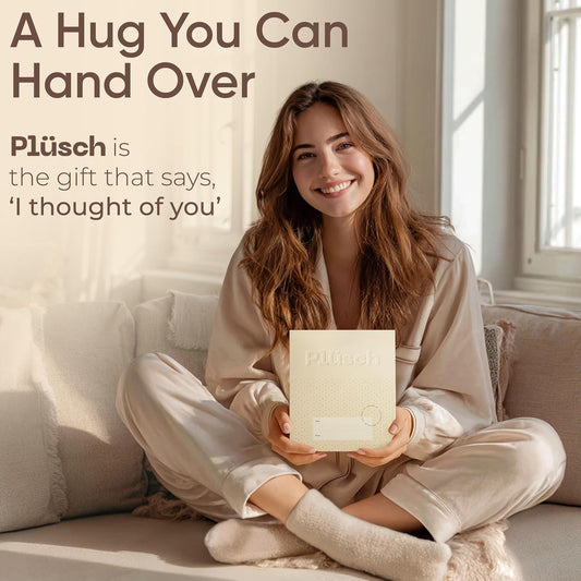 Plüsch Gift for Women – Ultra-Soft Cozy Cloud Socks in Kraft Envelope – Thoughtful Self-Care, Unique Birthday Gifts for Women