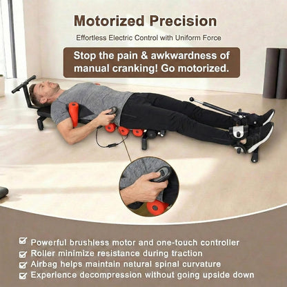 Spinal Decompression Machine Decompression Table for Back Pain Relief | Motorized Spine Decompression Device, spinal stretching device for sciatica and herniated disc relief, posture improvement