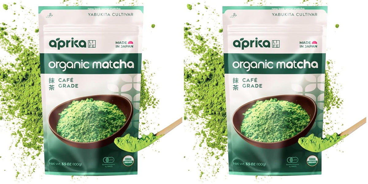 AprikaLife Sweet Matcha Latte Mix - 1st Harvest Ceremonial Grade - 6.4 oz