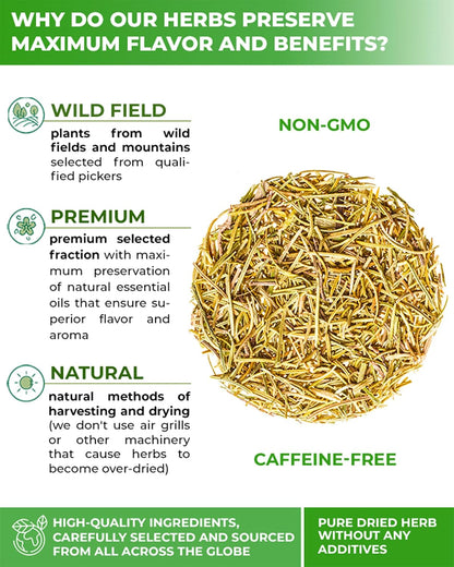 100 Bags Rosemary Tea Herbal Tea (Salvia Rosmarinus) - 100 Count 1.5g Bags Rosemary Herb Te De Romero