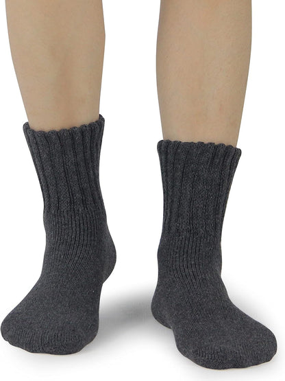 BenSorts Women's Winter Boots Socks Thick Warm Cozy Crew Socks Solid Color Gifts