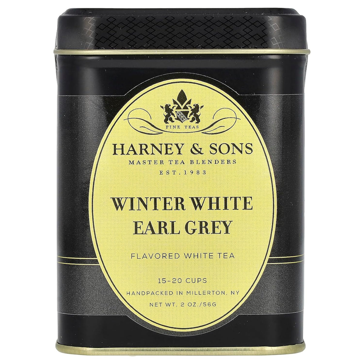 Harney & Sons Winter White Earl Grey Loose Leaf White Tea, 2 oz