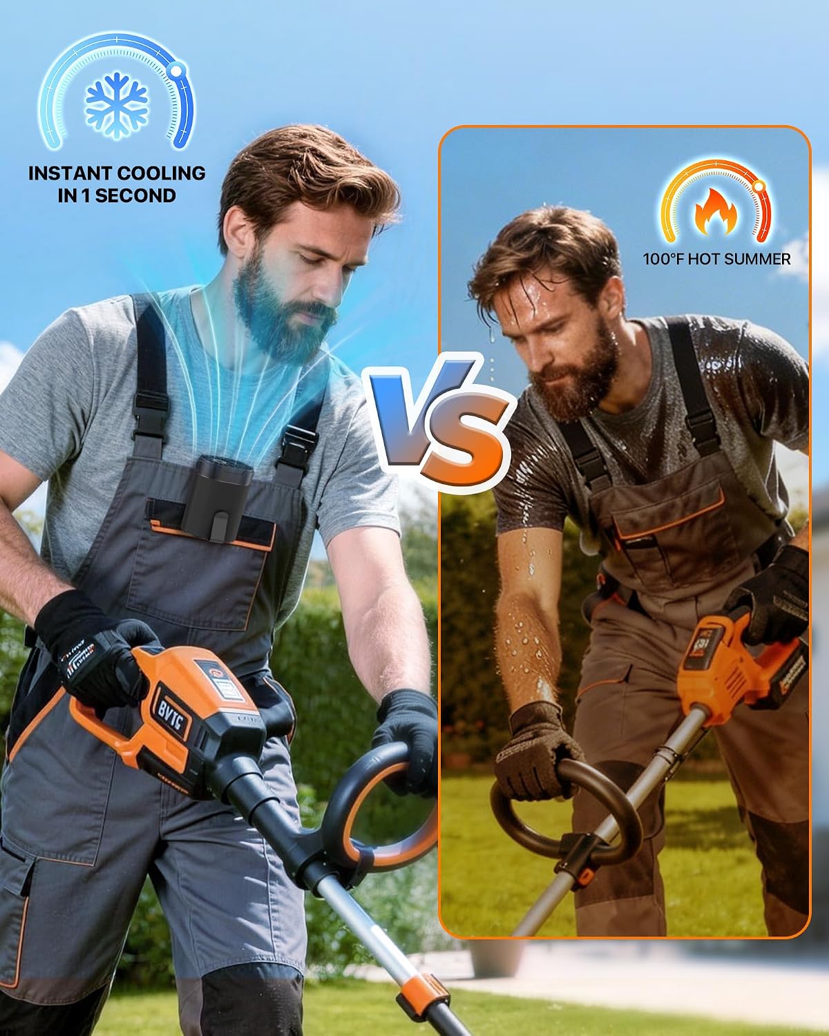 2026 Upgraded Portable Waist Fan, 4-in-1 Clip On Personal Neck Fan, 25H Long Battery Wearable Body Fan with 4 Speeds, Ultra-Lightweight Hands-Free Shirt Fan for Outdoor Work, Jobsite, Camping