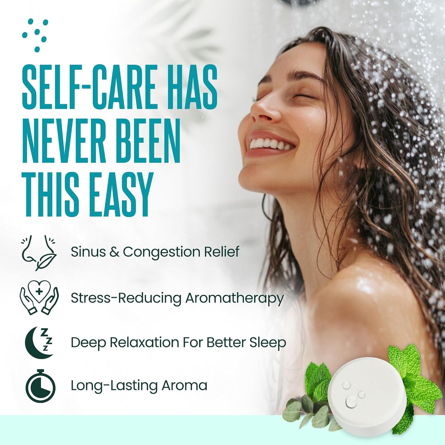 Cleverfy Shower Steamers Aromatherapy Gifts for Women and Men, 18 Tablets