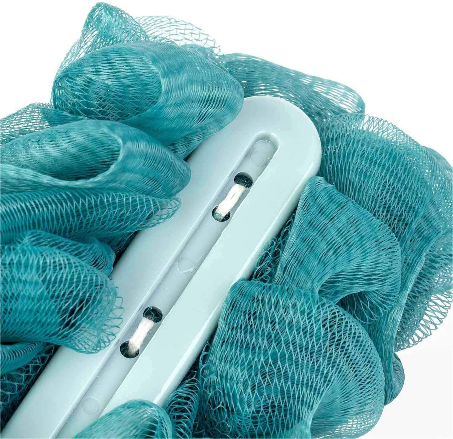 Back Scrubber for Shower, Loofah Long Handle Bath Body Brush, Soft Nylon Mesh Sponge On a Stick for Shower Men Women Kids Elderly, Exfoliating Scrub Cleaning Luffa for All Kinds of Skin(Blue)