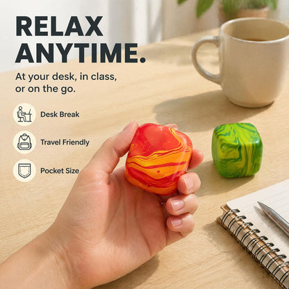 Squishy Textured Stress Balls 3pcs, Soft Memory Gel Squeeze Balls Fidget Toys for Kids/Adults Hand Exercises, Party Favors Anxiety Relief Squeeze Ball