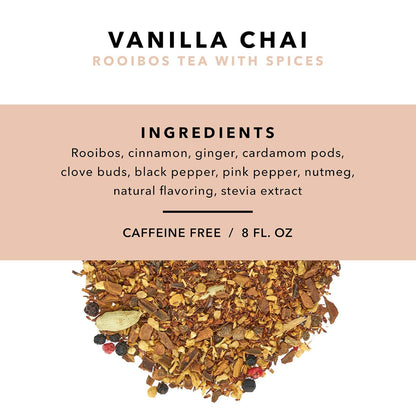 Pinky Up Loose Leaf Tea Sampler Set - Calorie Free Single Serving Loose Leaf Herbal Tea Variety Gift Pack, 15 Pouches