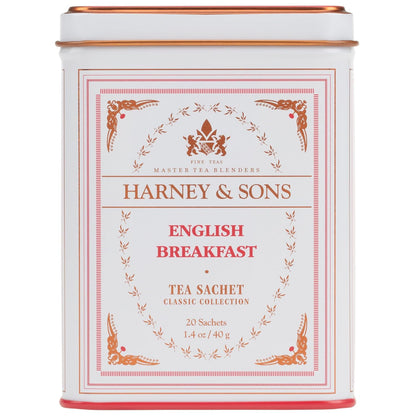 Harney & Sons Black Tea, English Breakfast, 20 Sachets