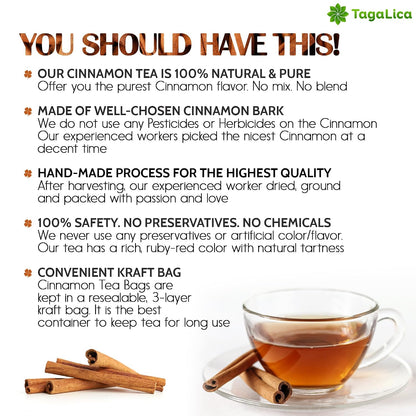 Tagalica, Premium 135 Dandelion Root Tea Bags, 100% Natural & Pure from Dandelion Root, Eco-Conscious Tea Bags, Herbal Tea. No Sugar, No Caffeine, No Gluten, Vegan