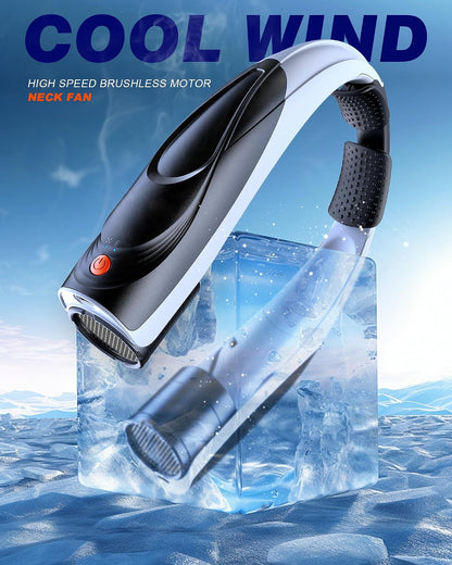 Portable Neck Fan, Max 20H, 6000mAh Personal Fan