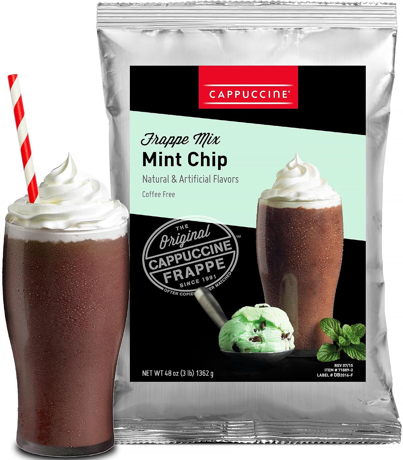 Cappuccine Sweetened Matcha Green Tea, 3 Pounds