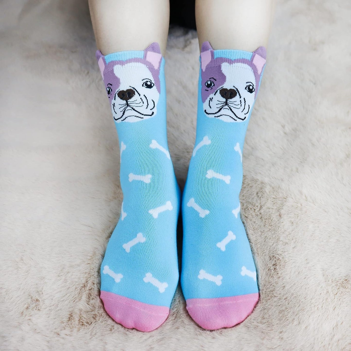 Jeasona Cute Cat Gifts for Women Animal Cat Socks Wife Mom Girlfriend Daughter