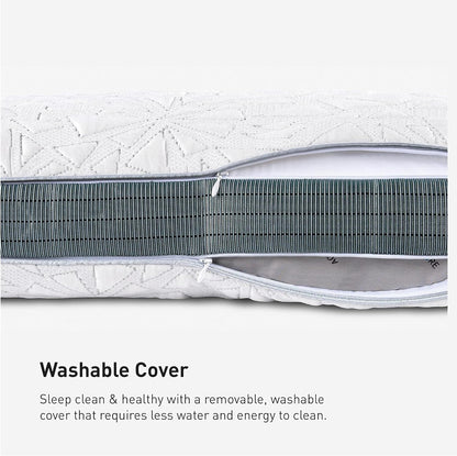 Bedgear Storm Performance Pillow, 1.0 Cooling Pillow for Side Sleepers, Medium Firm Support, Ver-Tex Cooling Cover, Air-X Mesh, Washable
